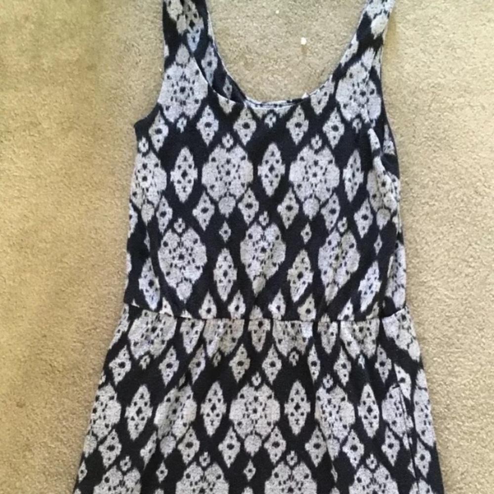 Sonoma Navy elastic waist dress with pockets